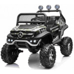 Elektrické autíčko - Mercedes UNIMOG - moro